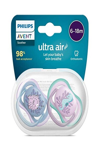 Philips AVENT SOOTHER ULTRA AIR 6-18M 2S SCF085/61: 6469