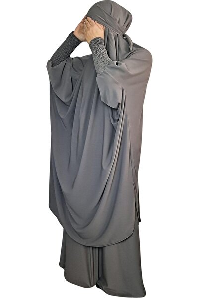 Elhaam The label Yaqeen Two Piece Jilbab Set Nidha (Skirt + Khimar) with Stre...