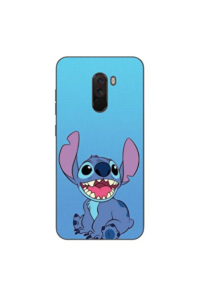 OEM Husa compatibila cu Xiaomi Pocophone F1 Silicon Gel Tpu Model Stitch Blue
