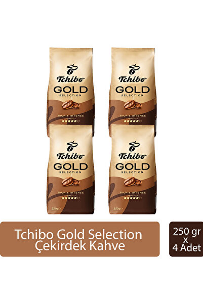 Tchibo Gold Selection Çekirdek Kahve 250 gr x 4 Adet