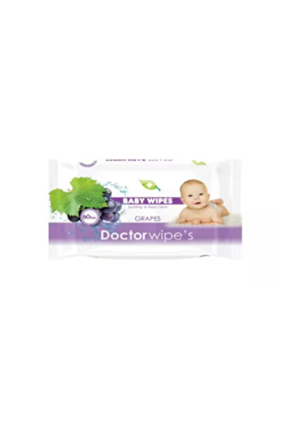 OEM Doctor Wipe's servetele umede pentru copii Grapes, 60 bucati