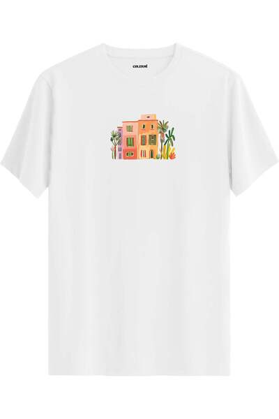 Colermi Mediterranean House Printed T-Shirt