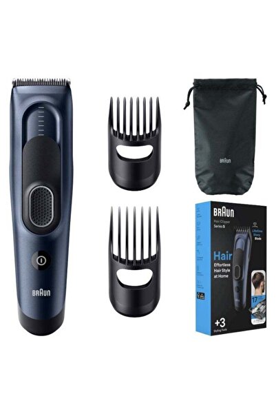 Braun Group BRAUN Hair Clipper Series 5 With 17 Lenght Settings HC5350 - Black