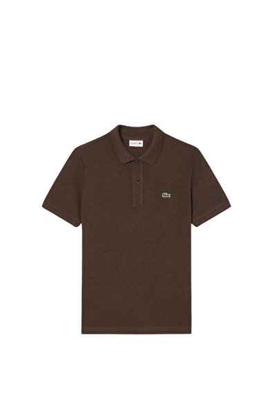 Lacoste L.12.12 Men's Slim Fit Brown Polo T-Shirt Ph4012.Kd9