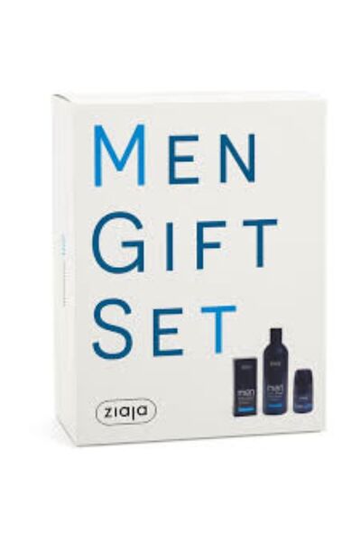 Ziaja Top Bottom Set for Men: Shower Gel 300ml + Face Cream 50ml + Antiperspi...