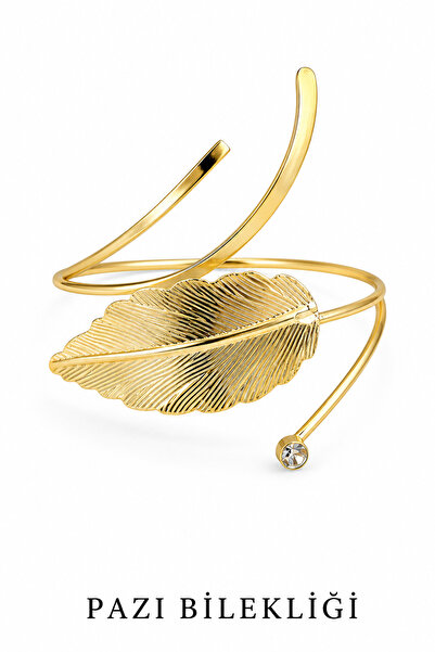 Jack Ferrero Spiral twist design gold adjustable arm bicep bracelet