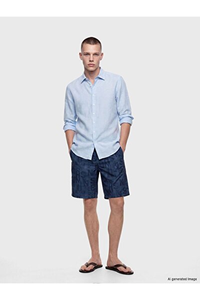 LC Waikiki Knee Length Patterned Men's Sea Shorts