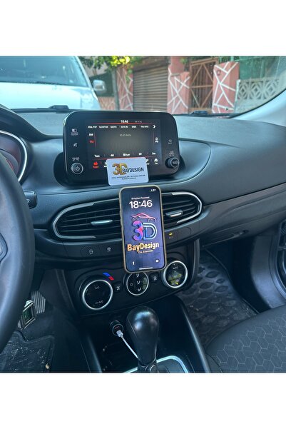 3dbaydesign Fiat Egea Magsafe Telefon Tutucu (Tüm Egea Araç Modellerine Uyuml...