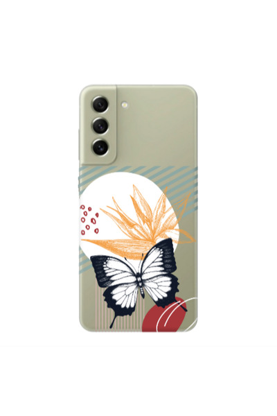 Other Samsung S22 Plus Butterfly Lines Transparent Silicone TPU Θήκη
