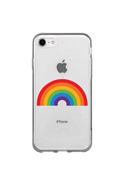 Other Apple iPhone SE 2020 Rainbow Mini Transparent Silicone TPU Θήκη