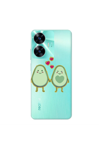 Other Realme C55 Avocados Transparent Silicone TPU Θήκη