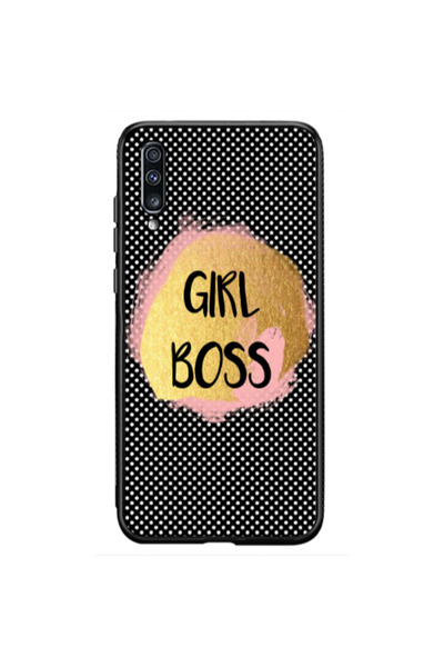 Other Samsung A70 Girl boss make up Black Glossy Θήκη