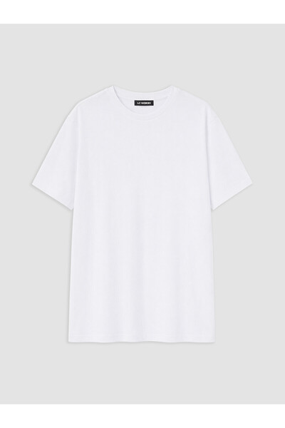 LC Waikiki Nevavm with Difference Big Size 100% Cotton Women's T-Shirt
