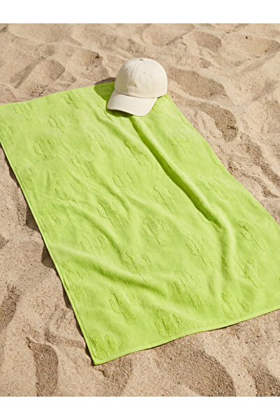 LC Waikiki Esvab • Modern & Distinctive Embroidered Boys' Beach Towel 90X165 cm