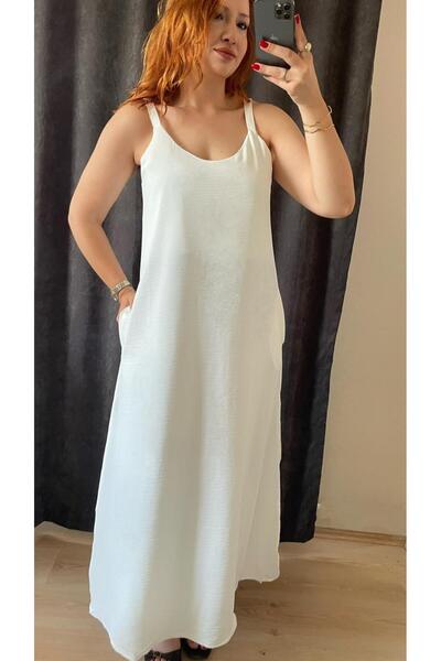 Tumtum Wear Aerobin Strap Dress with Slit Detail