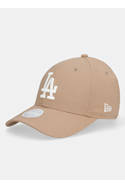 NEW ERA 60856358 Wmns Linen 9Forty Losdod Beige Logo Printed Women's Hat