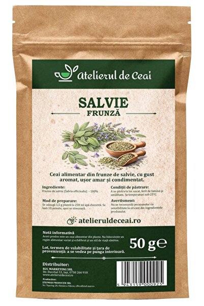 atelierul de ceai Ceai de frunze de salvie