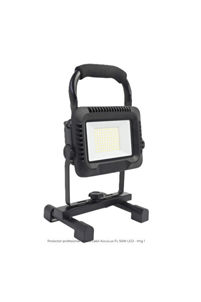 AccuLux Professional rechargeable projector FL 50W LED