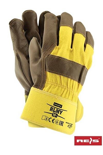 Raw-Pol Wear-resistant leather protective gloves RLMY YCK 10