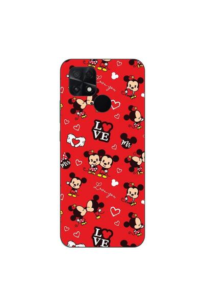 OEM Husa compatibila cu Xiaomi Poco C40 Silicon Gel Tpu Model Mickey Love Pat...