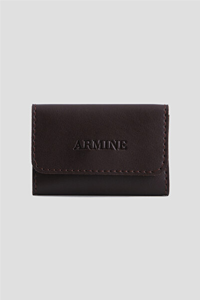 Armine Plain Wallet Brown