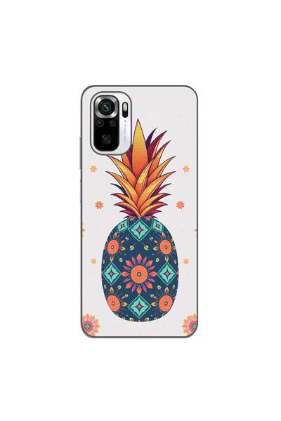 OEM Husa compatibila cu Xiaomi Poco M5s Silicon Gel Tpu Model Floral Pineapple