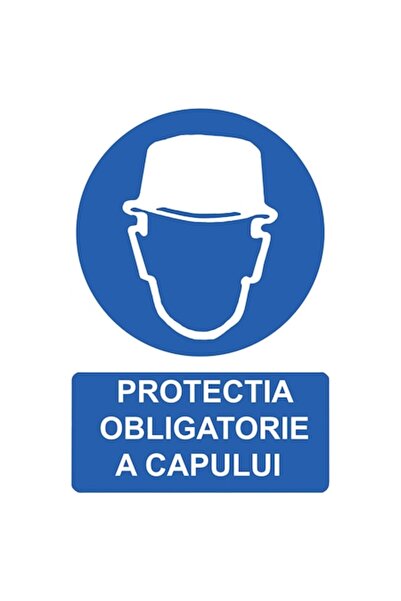 WOMA Semn obligatoriu "PROTECȚIE OBLOMOASĂ ESENȚIALĂ A CAPULUI" – Folie de 2 ...