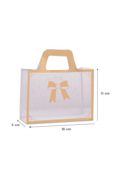 Hayrat Neşriyat Yaldızlı Asetat Çanta (16 x 11 x 5)
