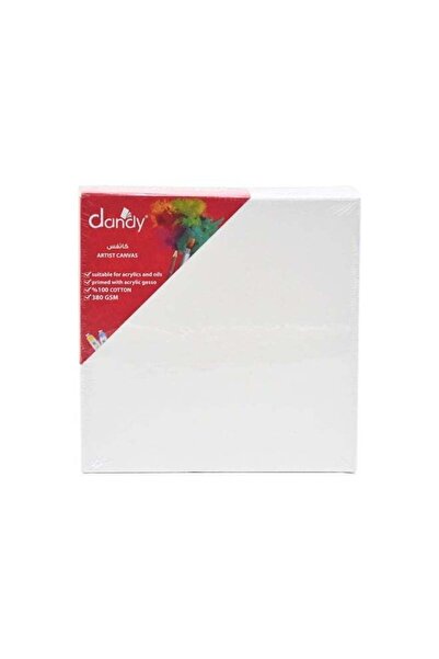 AZOZ MERCHLY White Canvas Painting Board 15*15 cm