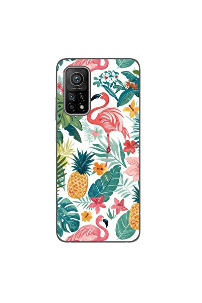 OEM Case compatible with Xiaomi Mi 10T Pro 5G Silicone Gel Tpu Tropical Pattern