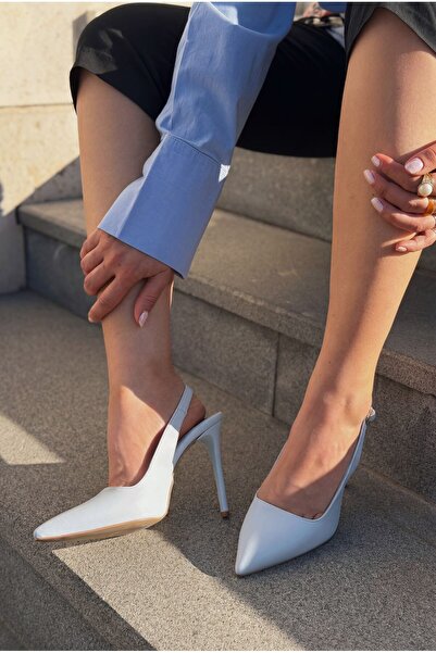 I Love Shoes Lure Baby Blue Matte Leather Women's Stiletto