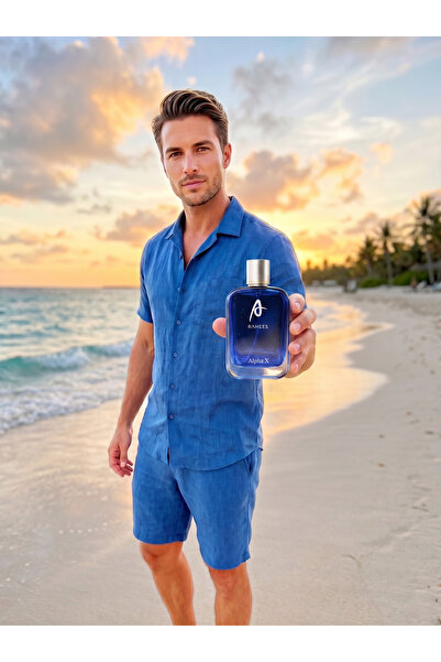 Alpha X AE Rahees Men's Eau de Parfum, 100 ml | Long-Lasting Perfume for Men with Sandalwood, Patchouli, Pink Pepper & Vanilla Notes | Fresh Luxury Fragrance | Ideal Gift for Men
