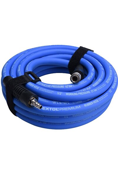 Extol Premium Furtun de aer, Extol Premium, 10 m, cauciuc, cuplaj rapid de 1/...
