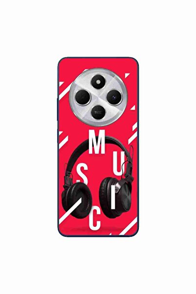 OEM Husa compatibila cu Xiaomi Redmi 14C Silicon Gel Tpu Model Music Headphones
