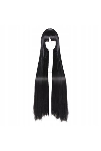 OEM Peruca Pentru Femei, Multifunctionala, Neagra Cu Franjuri, Fibre Sintetic...
