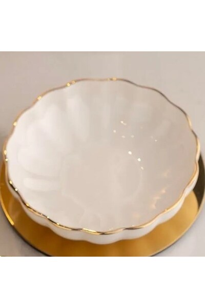 Kütahya Porselen Bone Luz Mini Kase Gold Net 8cm Single