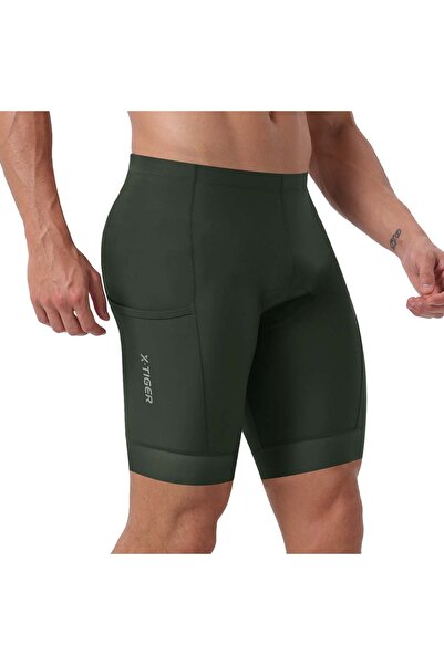 Choice1 M Green X-TIGER Cycling Underwear Shorts 5D Gel Cushion Breathable An...