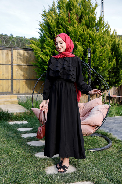 sorisso Dress Ruffle Detailed