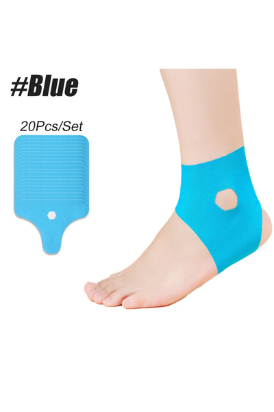Choice1 Blue-20PCS 20PCS Precut Ankle Kinesiology Tape – Waterproof Strong Su...