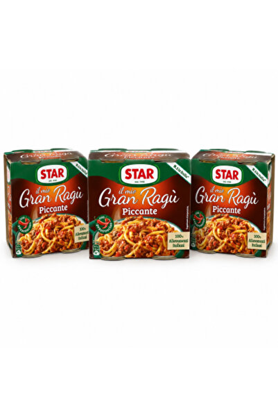 Star Set de 3 x Il Mio Gran Ragù Piccante, sos ragù picant cu carne și ardei ...