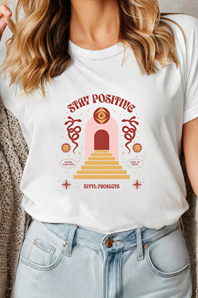 Sarah's Boutique Women's T-shirt – 100% cotton – Stay Positive