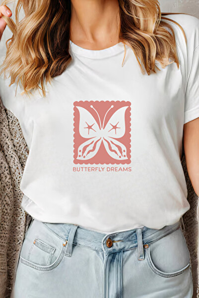 Sarah's Boutique Women's T-shirt – 100% cotton – Butterfly Dreams