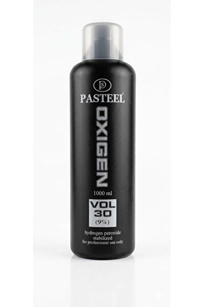 pasteel أوكسجين كريم مثبت للشعر، حجم 30 فول (9%)، للاستخدام المهني، 1000 مل