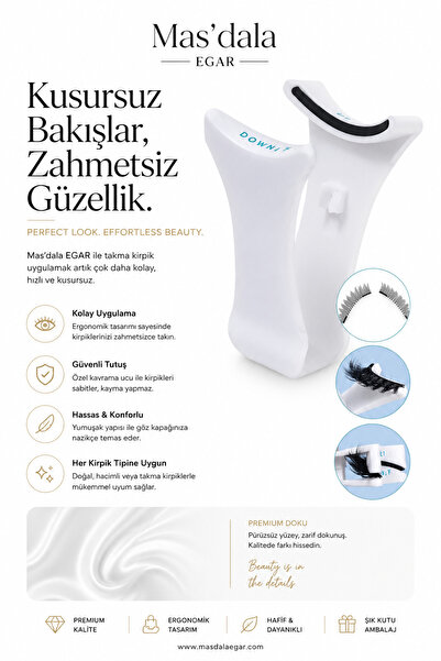 Mas'dala EGAR Takma Kirpik Takma Aparatı ile Saniyeler İçinde Kusursuz Bakışlar