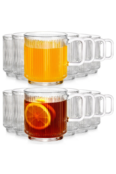 Orion Set de 12 pahare cu mâner 350 ml