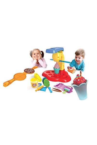 OEM Set plastilină creativă pentru copii, Bildo DOH, Multicolor, 56g, cu form...
