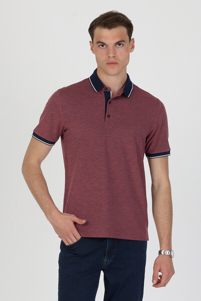 ENQUE Polo Collar Cotton Pique T-Shirt