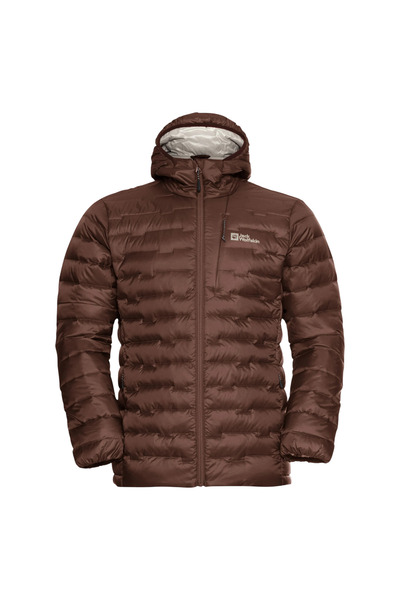 Jack Wolfskin Ανδρικό πουπουλένιο μπουφάν Passamani FW 2025 - Καφέ - S
