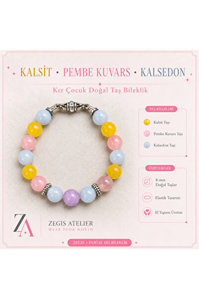 Zegisatelier Çocuk Doğal Taş Bileklik