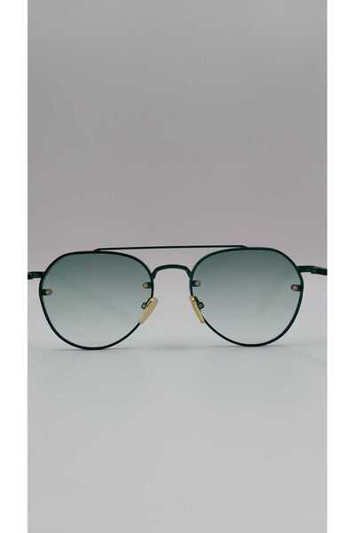 Yaseminli Butik Damla Model Green Color Unisex Sunglasses